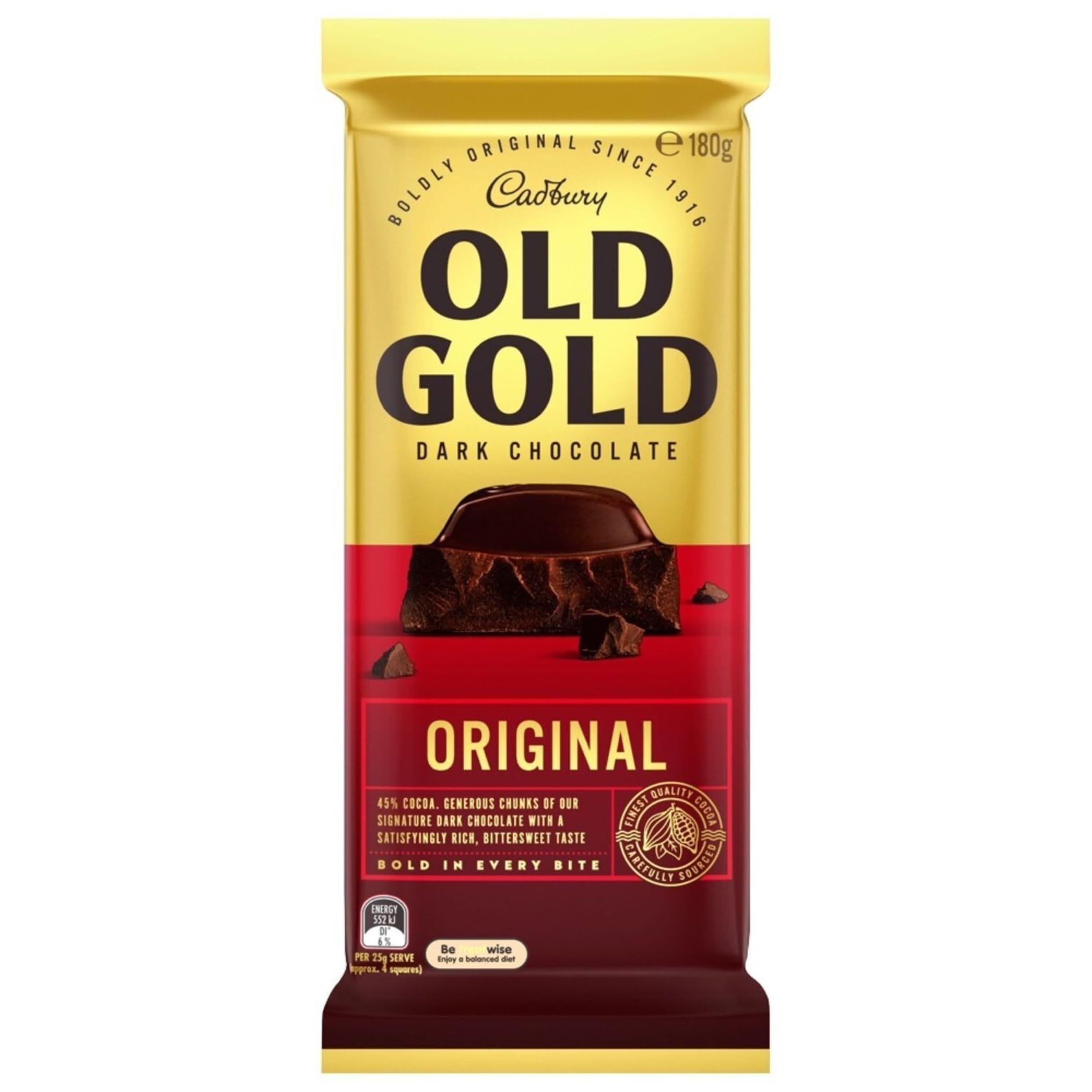 COUGAR Cadbury Old Gold Dark Chocolate Original, 180 g : Amazon.in